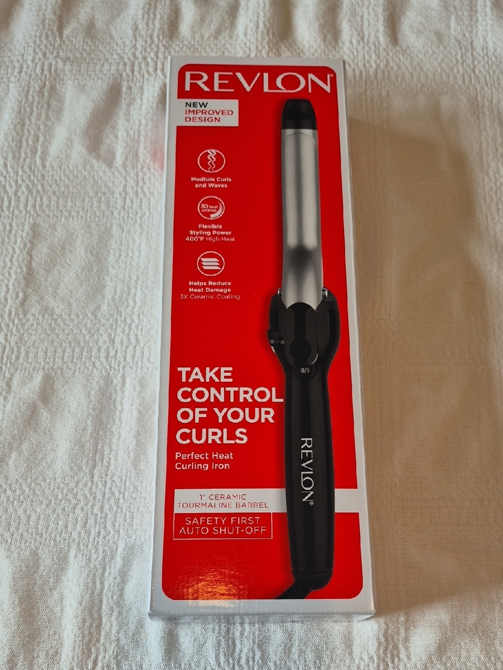 Revlon 1" Ceramic Tourmaline Barrel New in sealed box